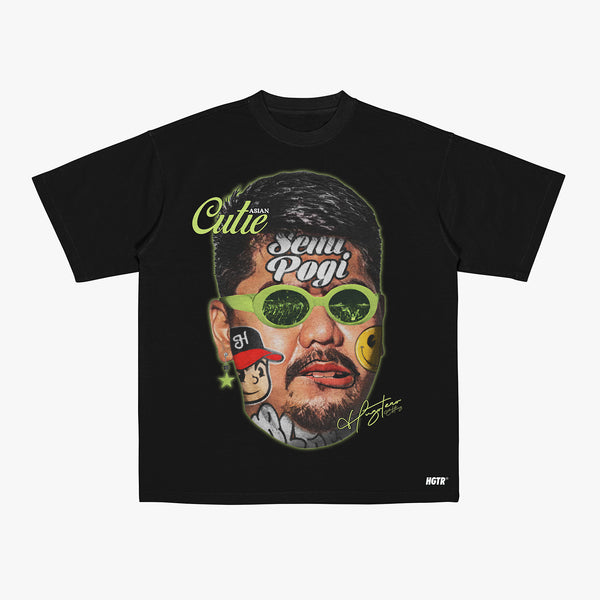 Graffiti Face of Asian Cutie (Streetwear T-shirt)