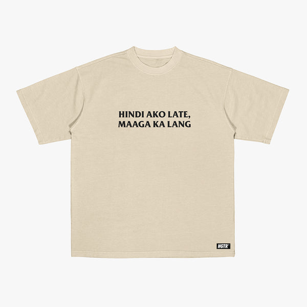 Late (Minimalist T-shirt)